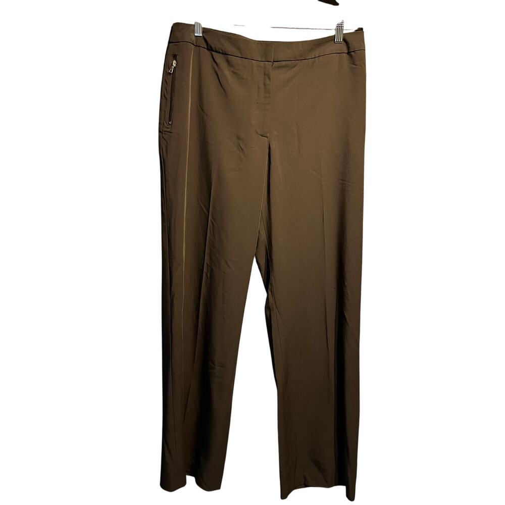 NWT Dalia Size 14 Black Dress Pants High Rise Wide Leg Work Office Professional